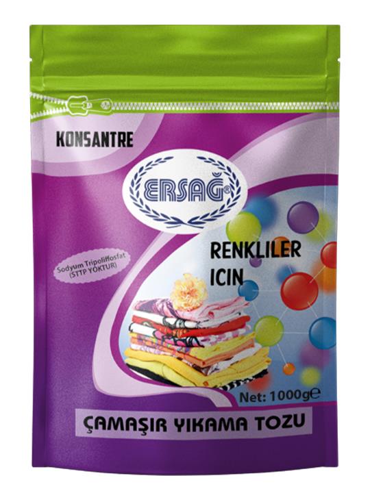 Renkli Çamaşır Yıkama Tozu 1000 Gr