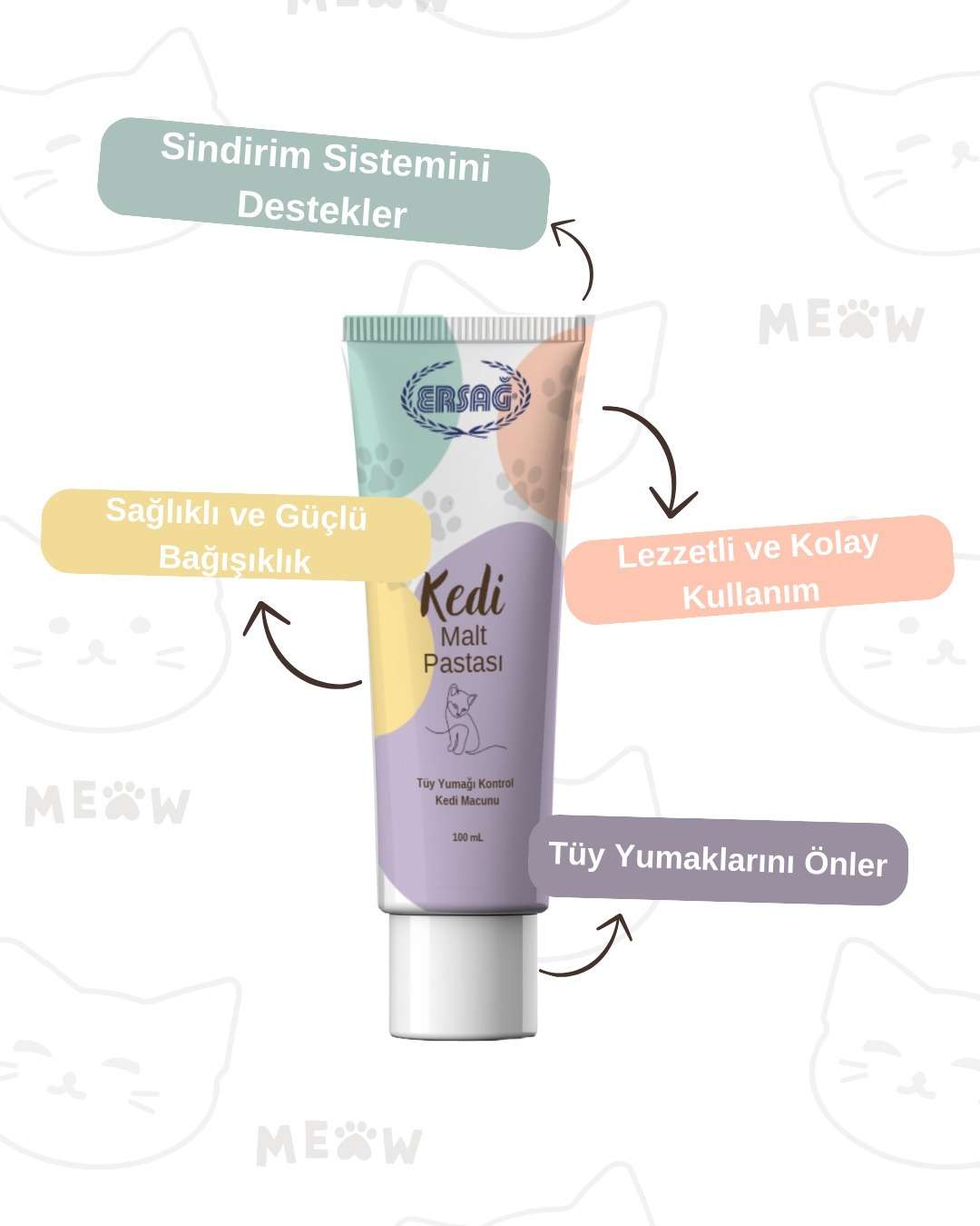 Kedi Malt Pastası 